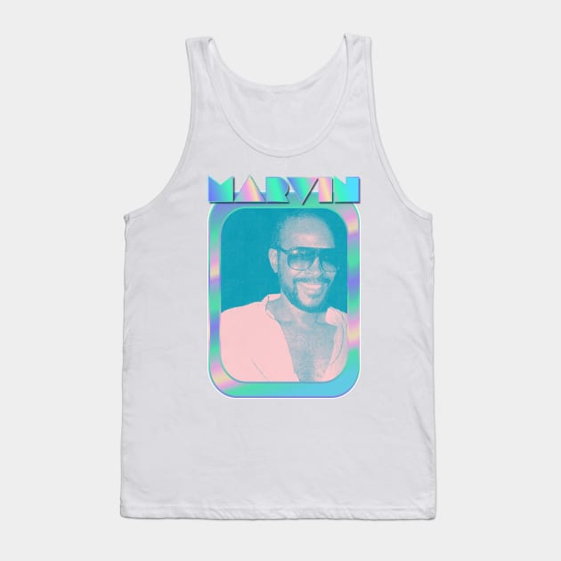 Marvin Gaye / 80s Aesthetic Style Original Design Tank Top by DankFutura